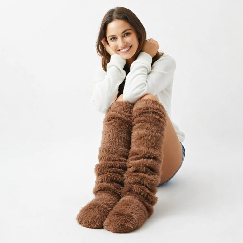 PELUCIA Peluş Kışlık Çorap – Sıcacık, Yumuşacık